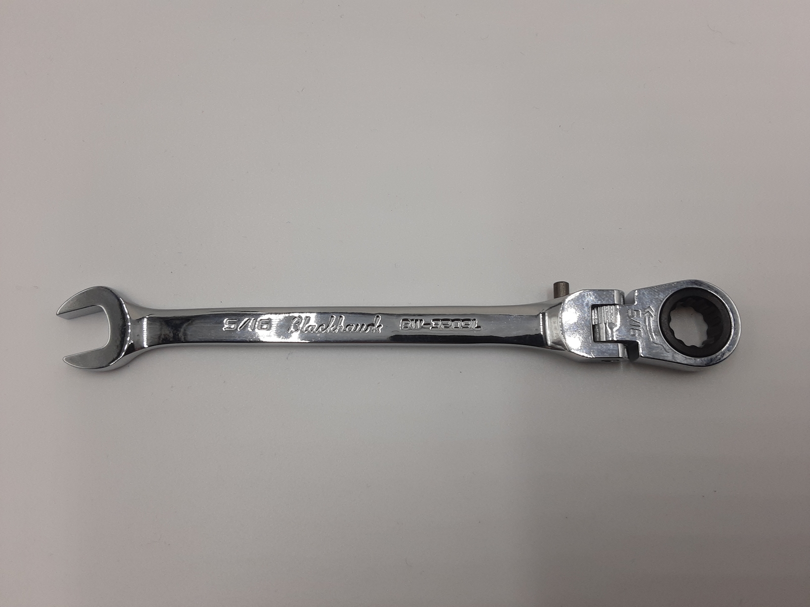 Blackhawk BW-3209L Combination Locking Flex-Head Ratcheting Wrench - 5/16 inch -