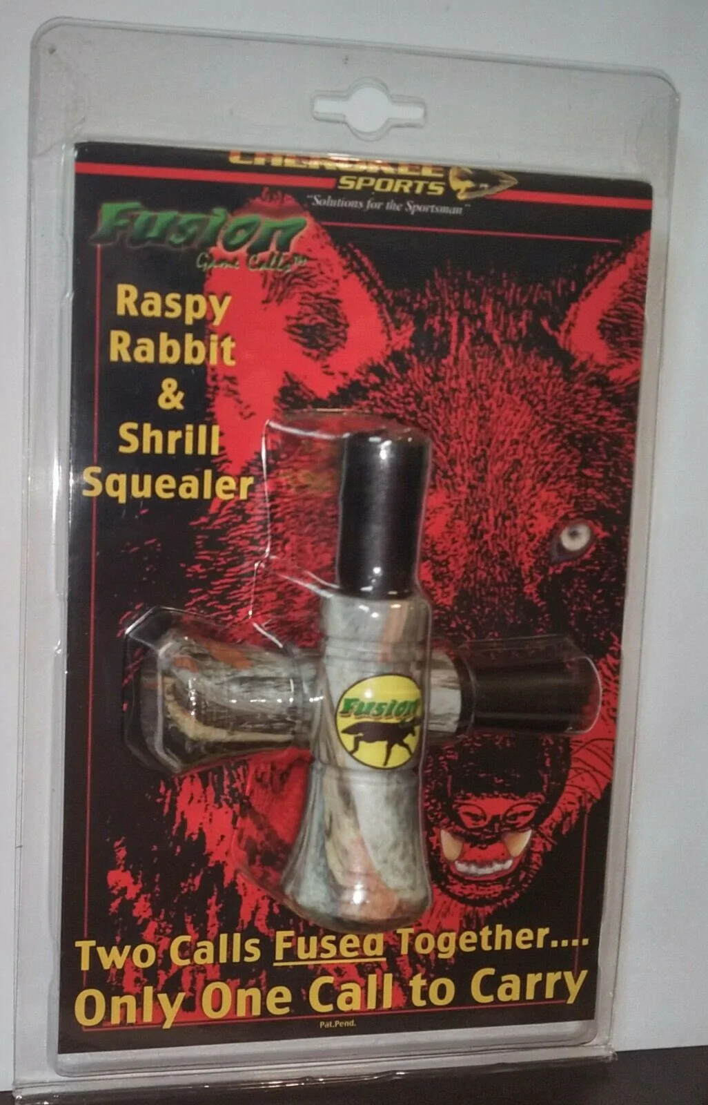Cherokee Sports Fusion Raspy Rabbit + Shrill Squealer Fused Game Call ~ NISP