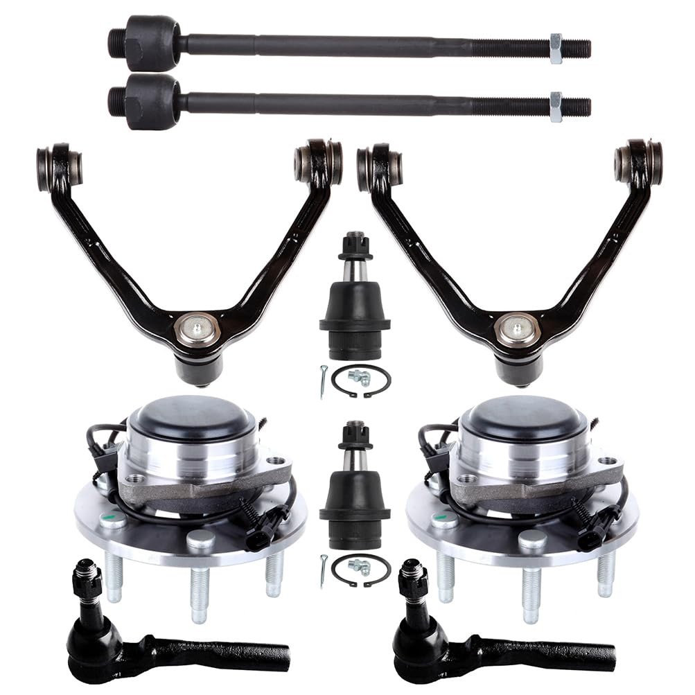 10Pcs Front Suspension Kit for Chevy Express GMC Savana 1500 2003-2013 Tie Rod
