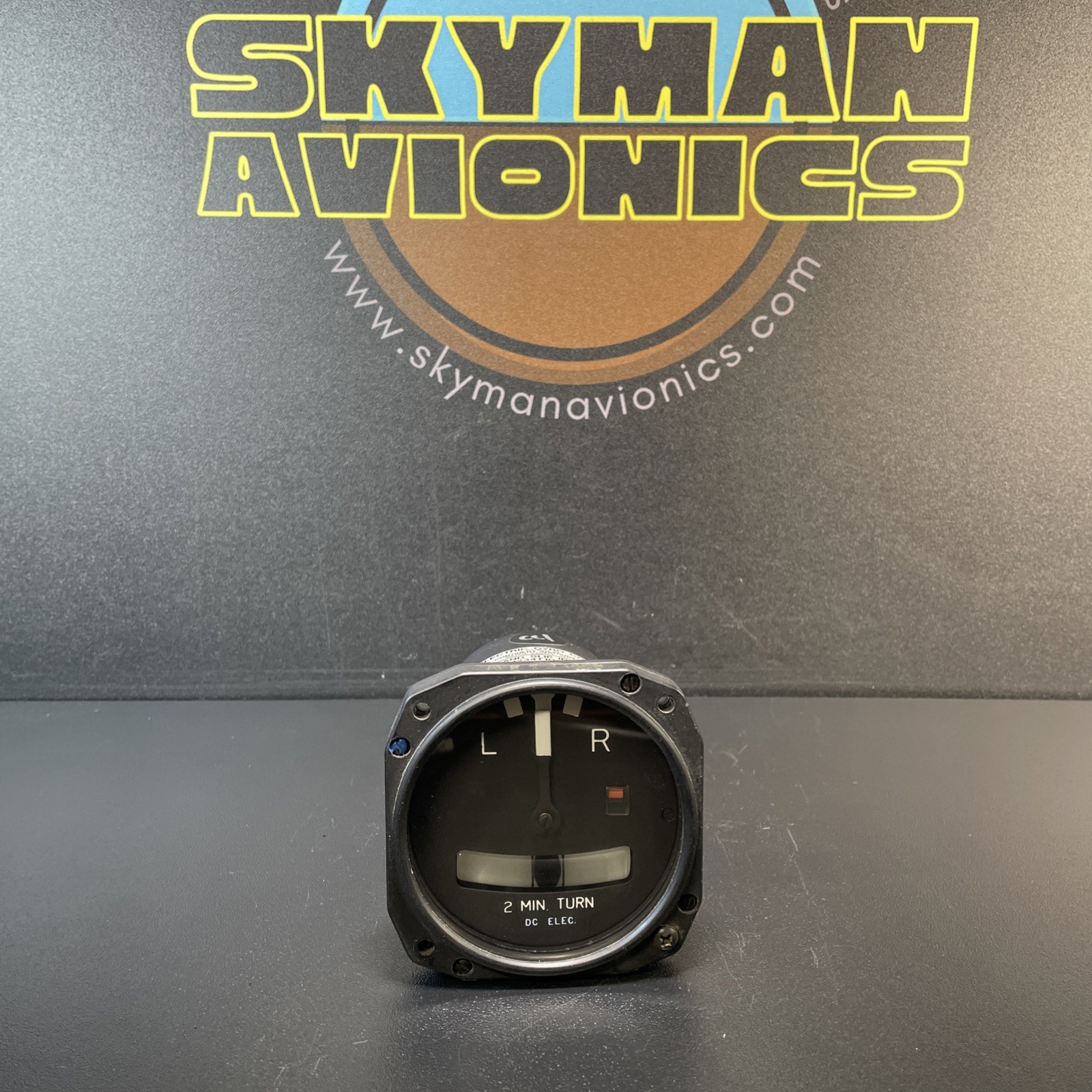 Electric Gyro Corp Turn Coordinator - 1234T100-7TZ - No Warranty!