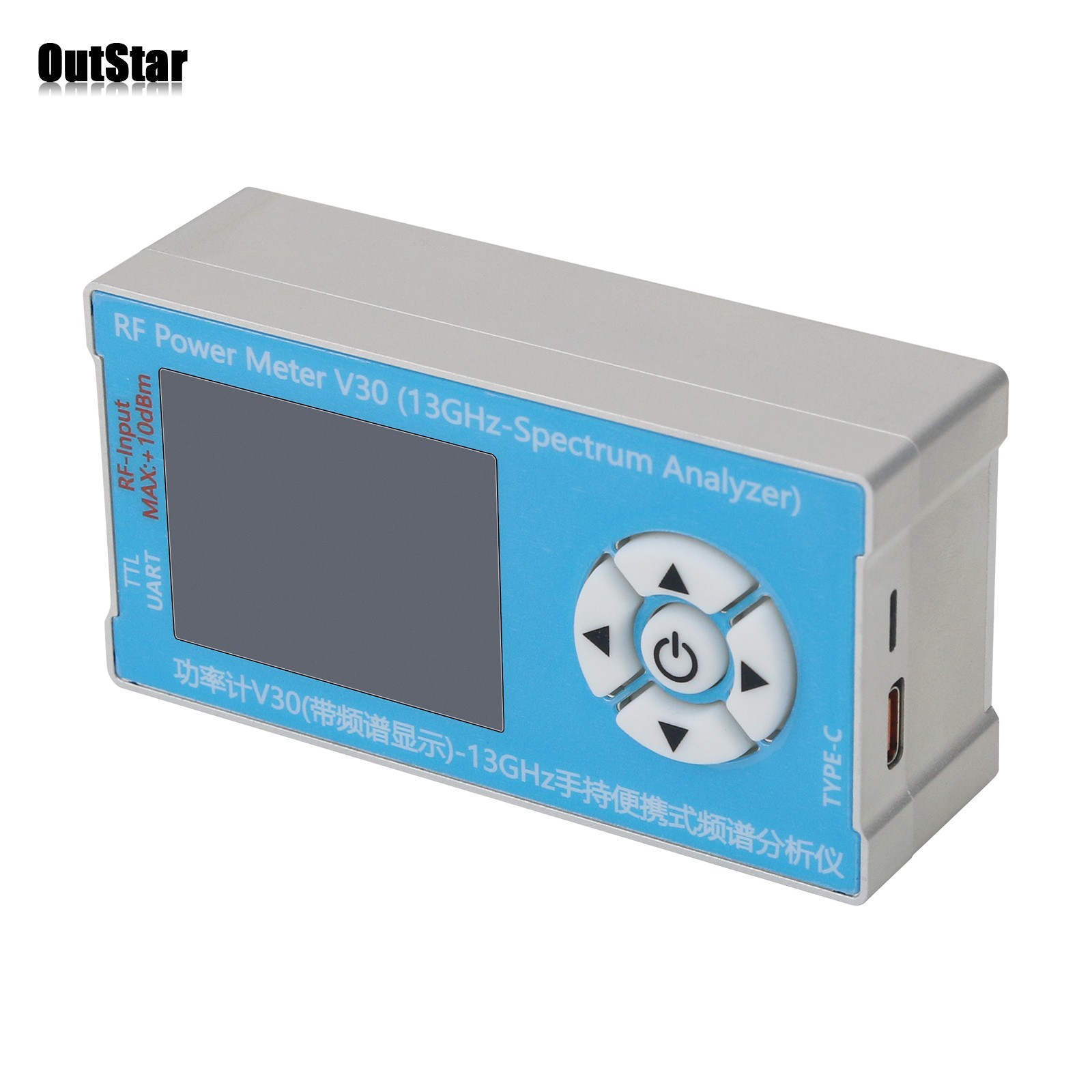 V30 5MHz-13GHz Spectrum Analyzer RF Power Meter USB Type-C Spectrum Display