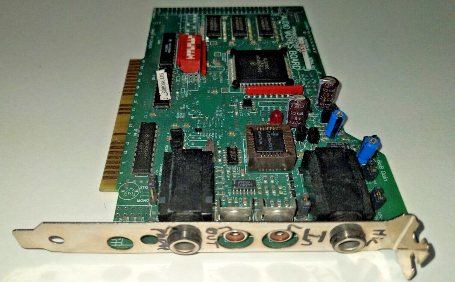 Vintage ISA Sound Card Audio Transformer Works Board Rev 17 & 19 2-Bit