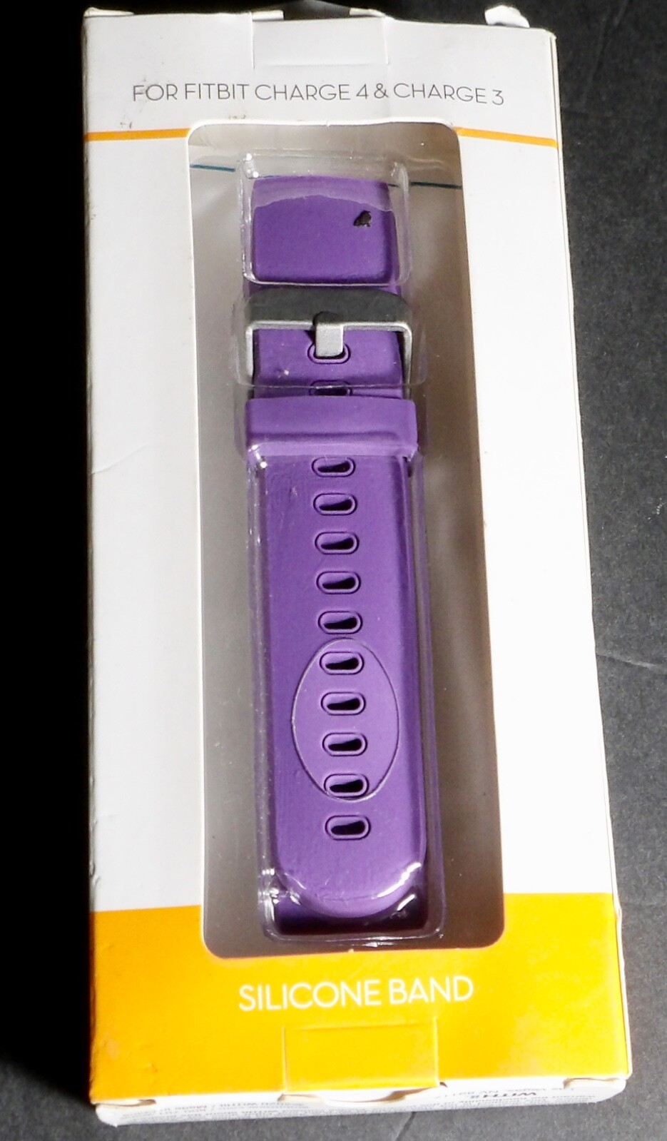 WITHIT FITBIT CHARGE 3/4 PURPLE SILICONE REPLACEMENT BAND SIZE SMALL/MEDIUM NEW