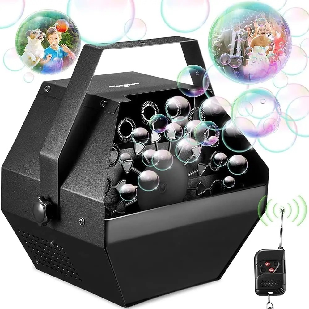 RGB LED Bubble Machine with Remote Contro DJ Parties New Model