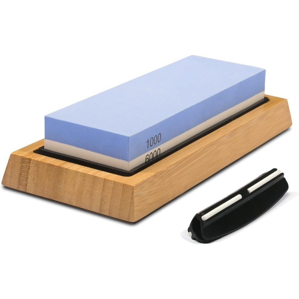 Whetstone Knife Sharpening Stone Kit - Double Sided Whetstone Knife Sharpener