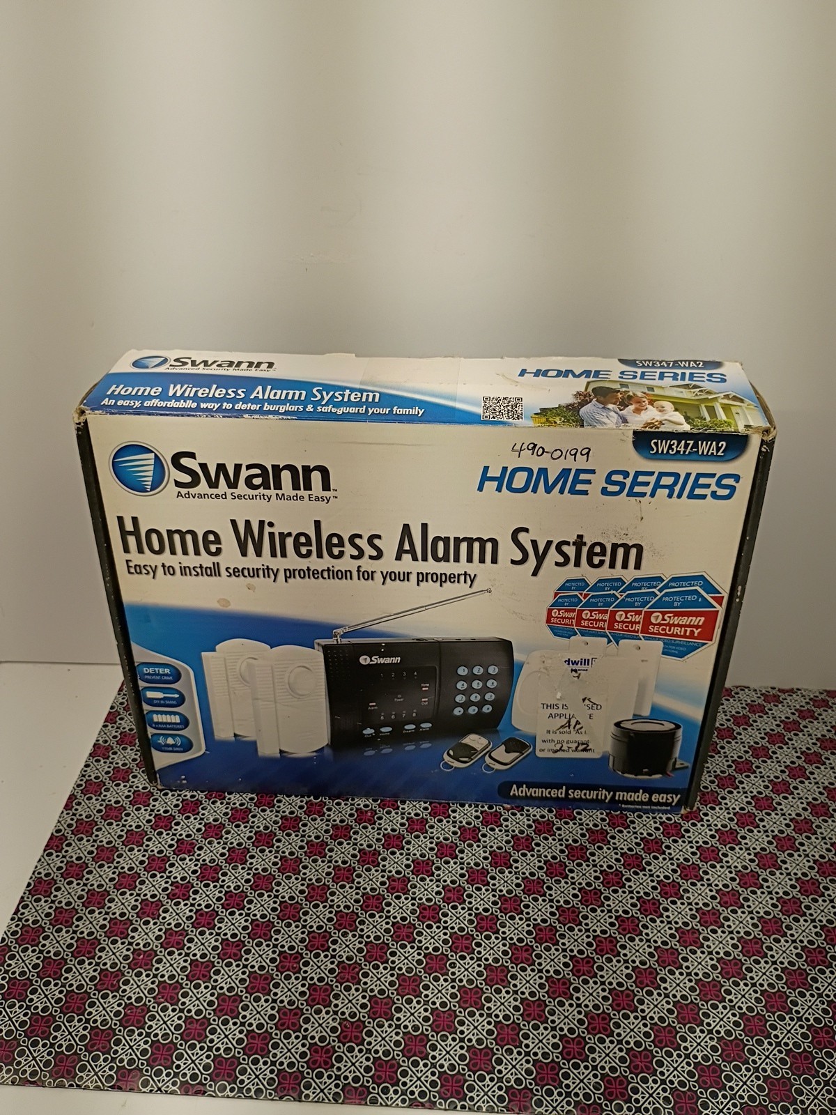 Swann Home Wireless Alarm System SW347 - WA2-RS New Open Box