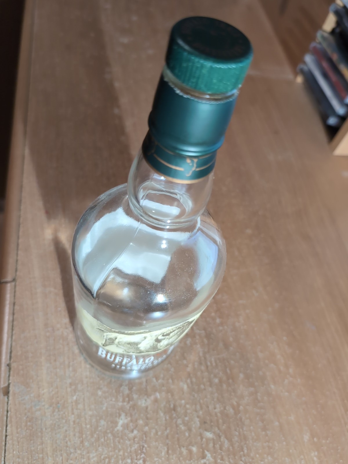 Buffalo Trace Empty Glass Bottle