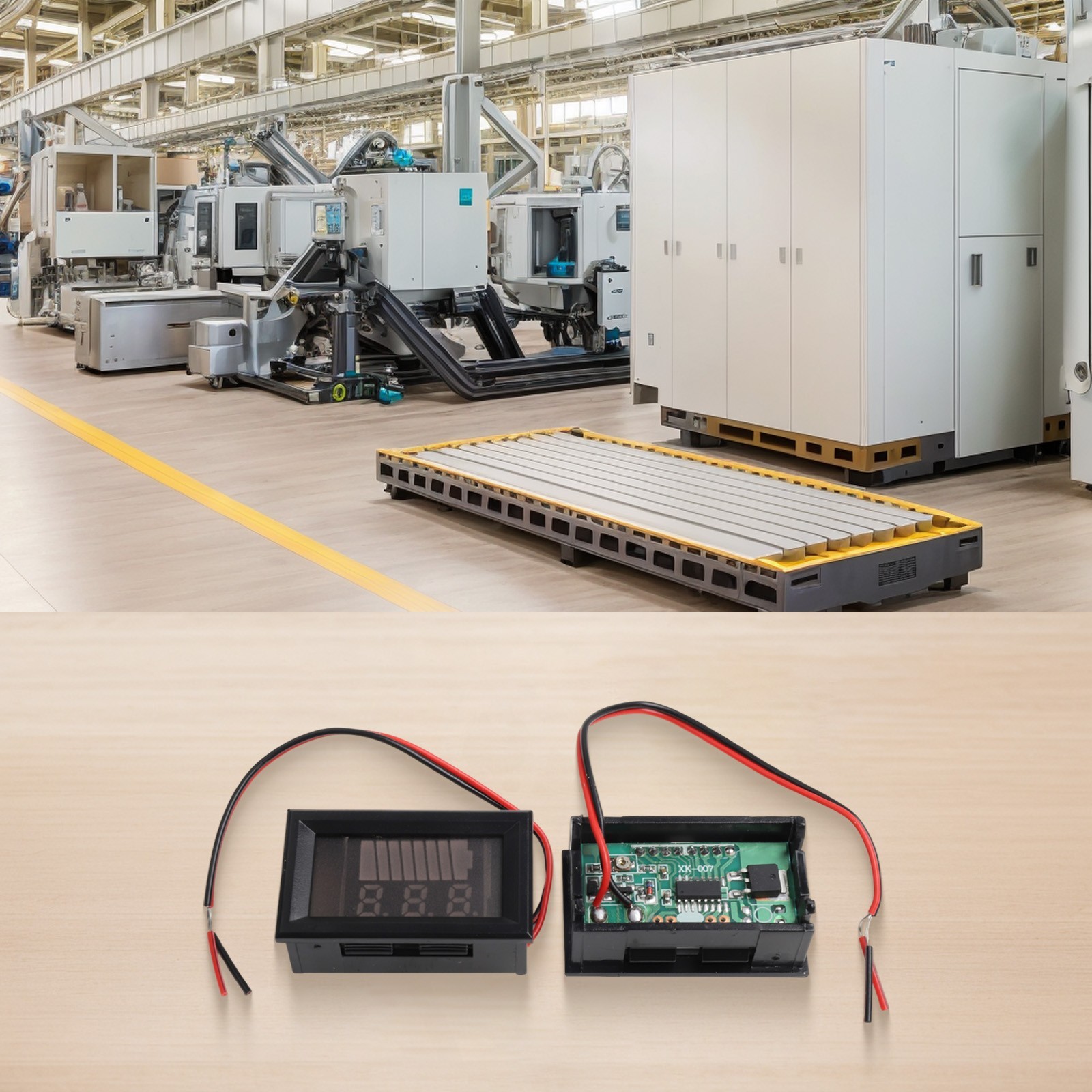 Accurate 12V to 72V Battery Meter with Automatic Identification Feature