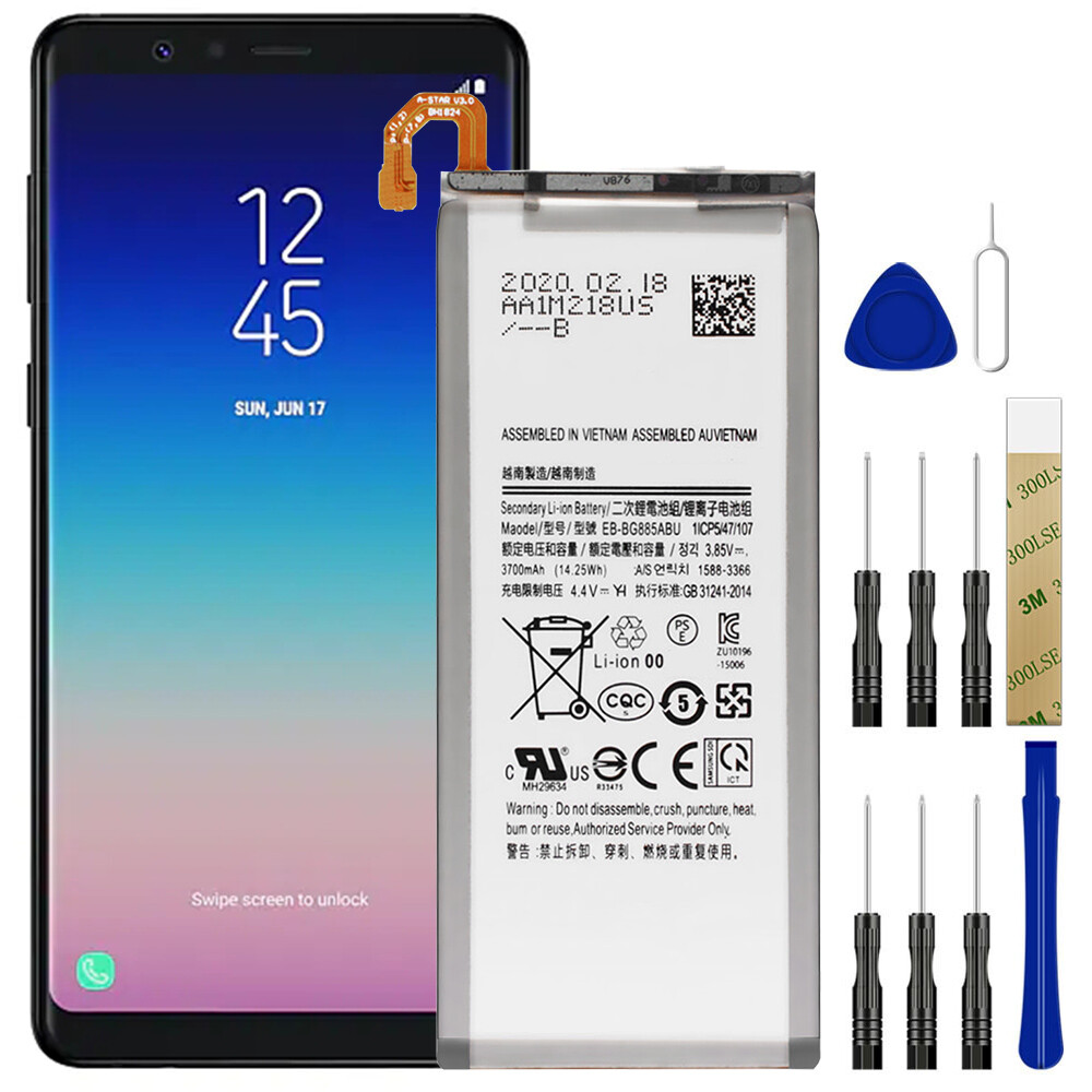 For Samsung Galaxy A8 Star SM-G885F/DS SM-G855F Battery EB-BG885ABU Replacement