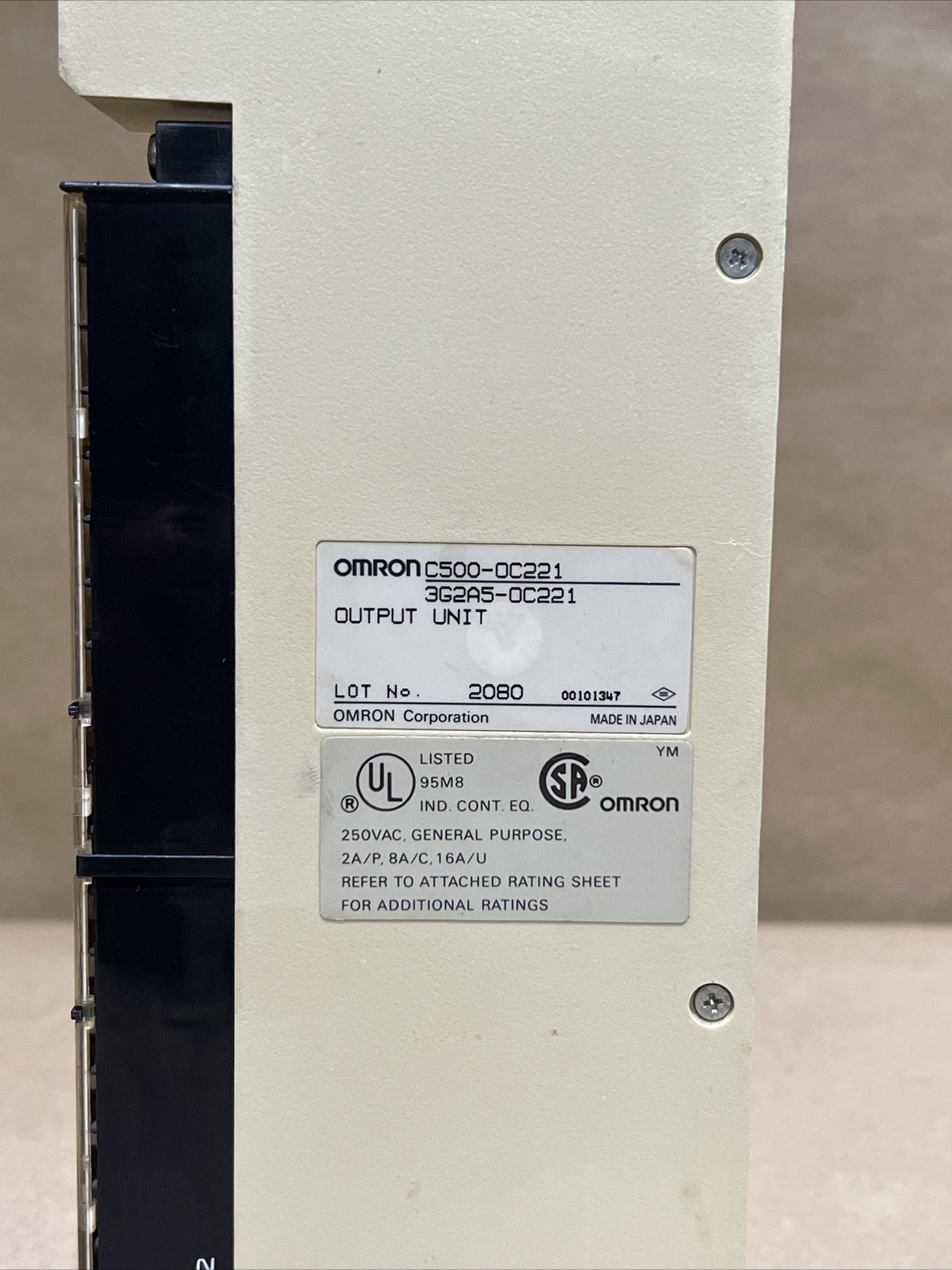 OMRON Output Unit C500-OC221 3G2A5-OC221