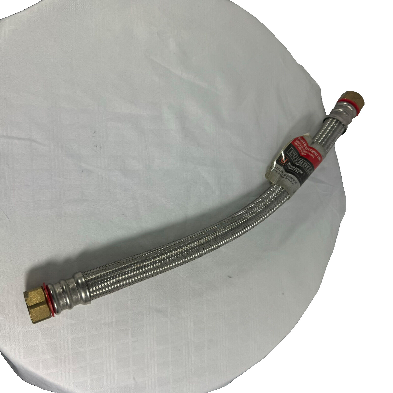 ​Everbilt Water Heater Supply Line 3/4" FIP x 3/4" FIP Connector Stainless Steel