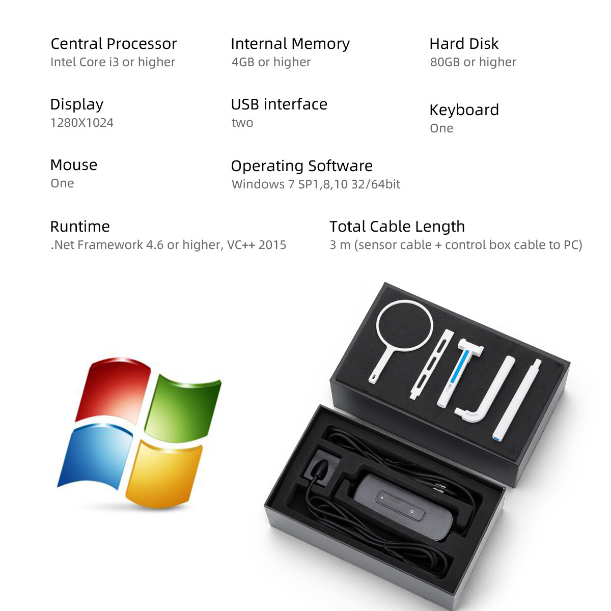 Dental X-Ray Sensor Digital RVG Imaging Senser System Fit for All Xray Machine