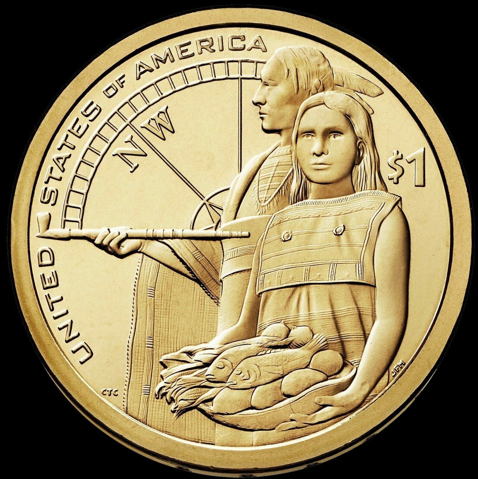 2014 D Sacagawea Native American Dollar US Mint Coin "Brilliant Uncirculated"!