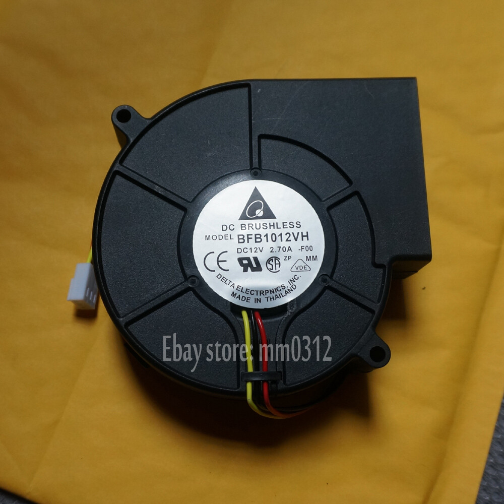 1PCS DELTA BFB1012VH 2.7A turbine centrifugal blower DC12V 97*94*33mm 3wire