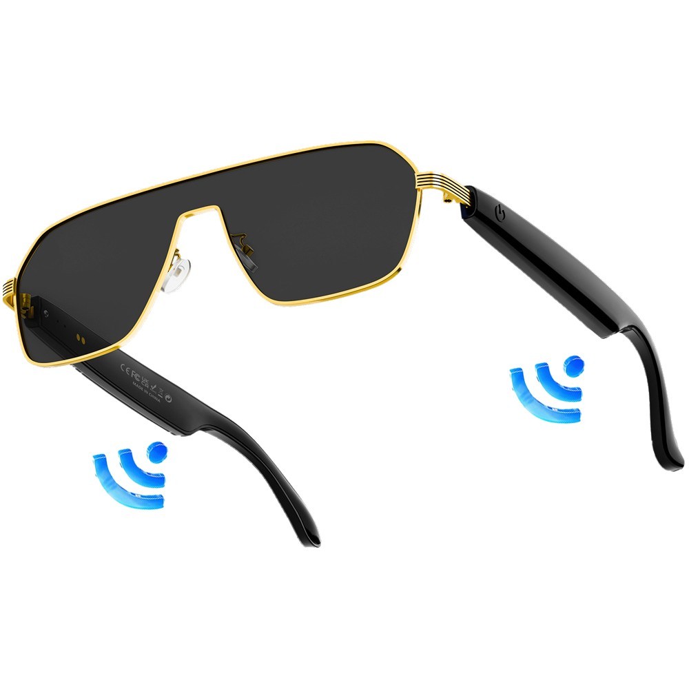 Men Women Bluetooth AI Smart Glasses Voice Assistant Touch Control Sunglasses