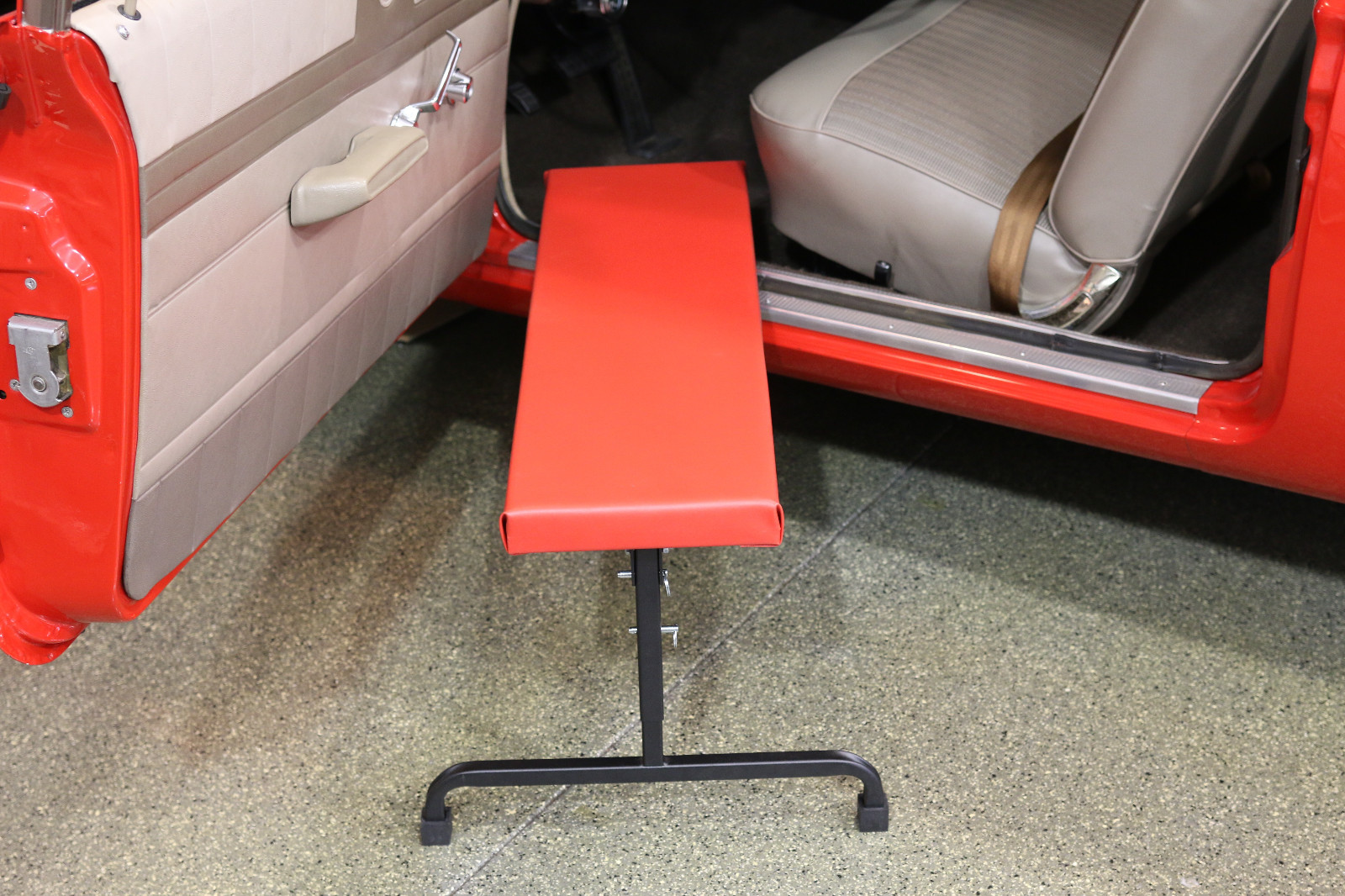 Under Dash Padded Creeper Work Bench with Adjustable Height: UTDII by Whiteside