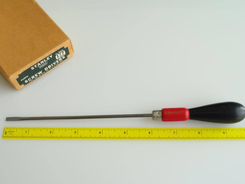 VTG Stanley Screwdriver No.177 Radio NOS Electrician Electronics Tool Very Rare