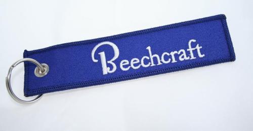 Beechcraft Aircraft Logo Keychain for Pilots, Owners
