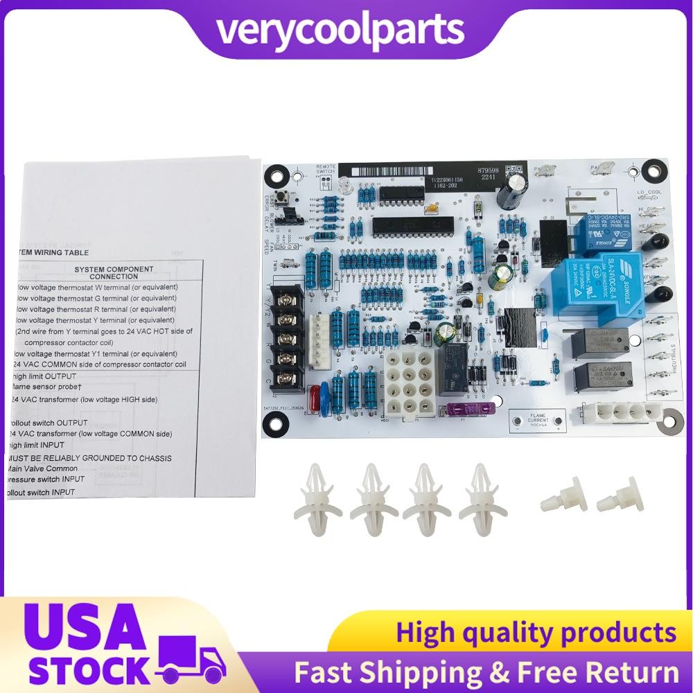 Furnace Control Board for York Coleman 1162-201 539617 539617 50A56-956