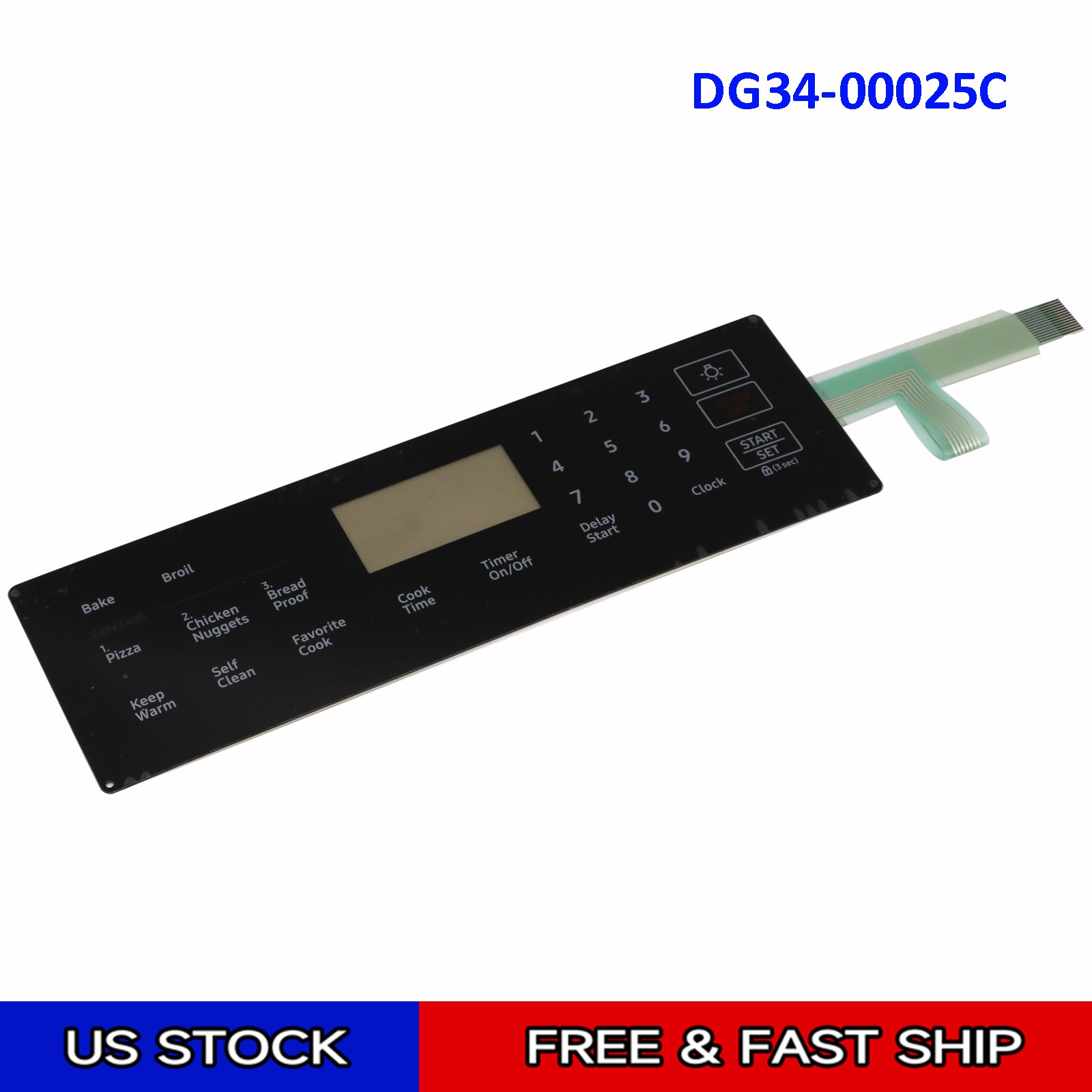 DG34-00025C Switch Membrane for Samsung NX58R4311SG/AA NX58R4311SG/AA-00