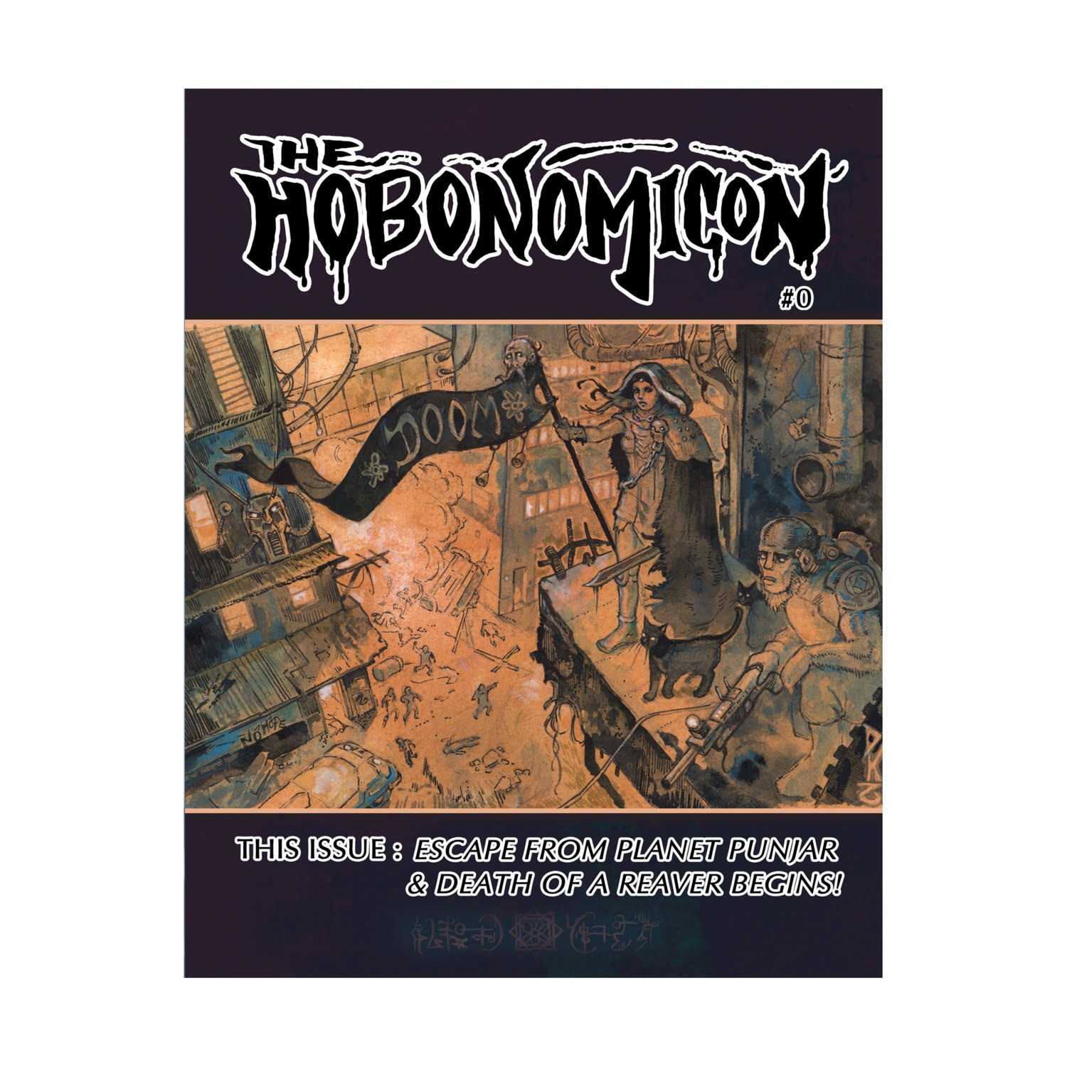 Aleph Null Dungeon Craw  Hobonomicon #0 - Escape from Planet Punjar & D Mag VG+