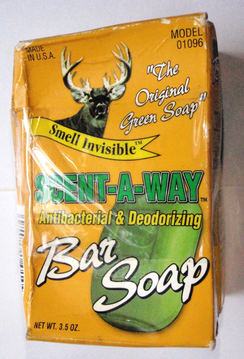 NOS Triclocarban Hunter's Soap 2 Bars Scent-A-Way HS Scents Made USA  VTG Exp 04