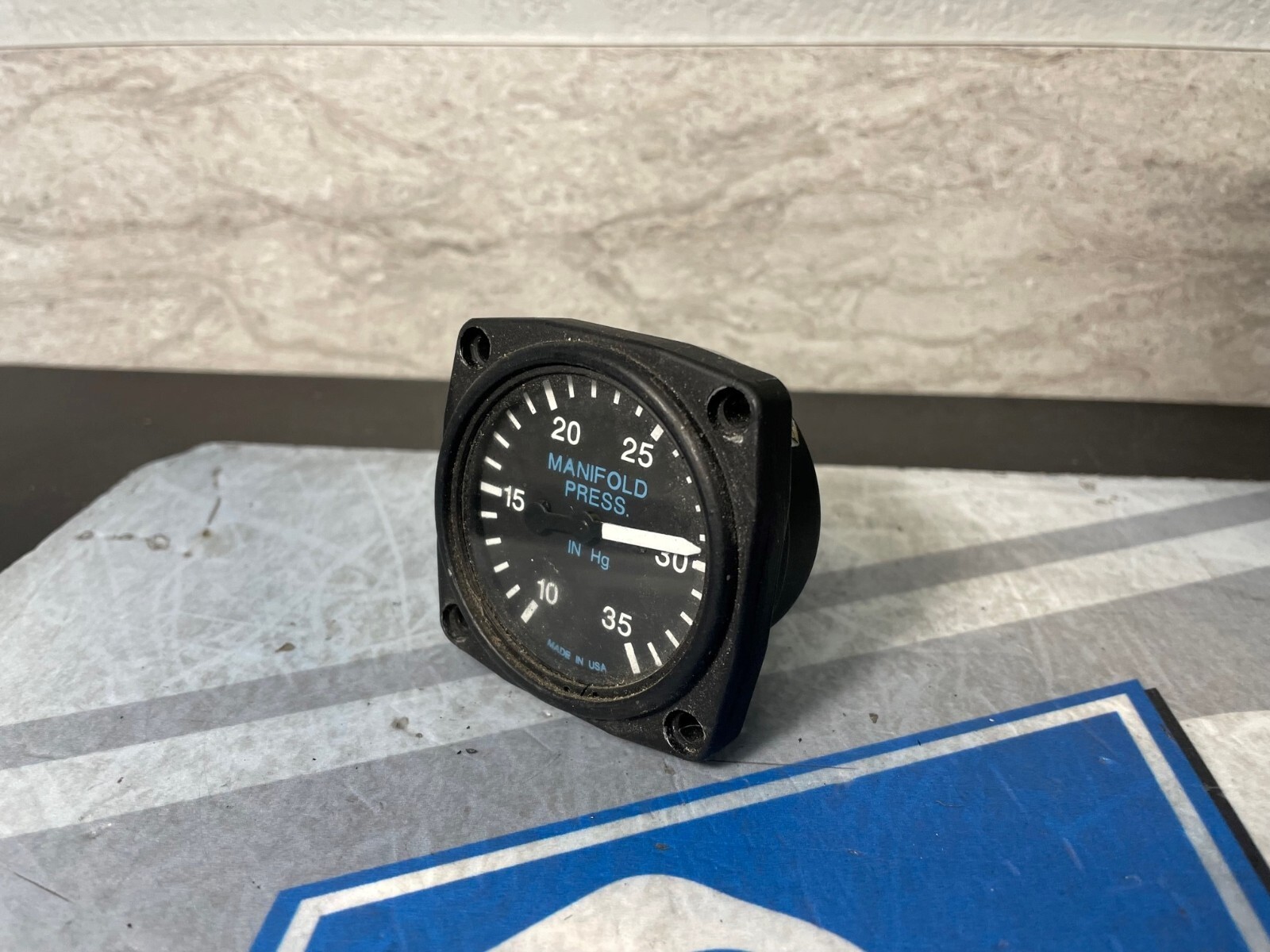 Manifold Pressure Indicator 7-100-20 Removed Working