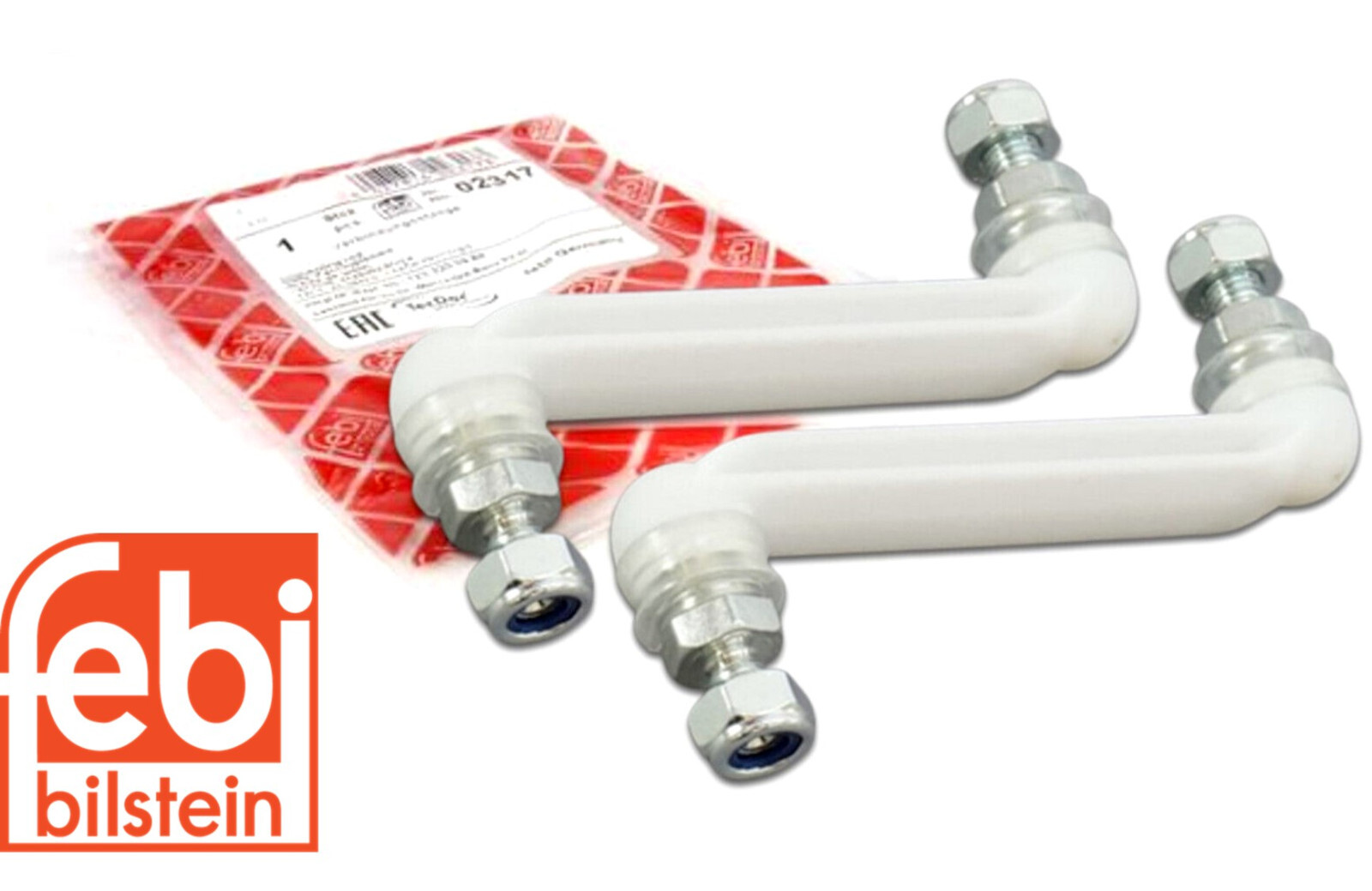 Set of (2) Sway Bar Links Rear Trailing Arm for Mercedes W123 W126 FEBI BILSTEIN