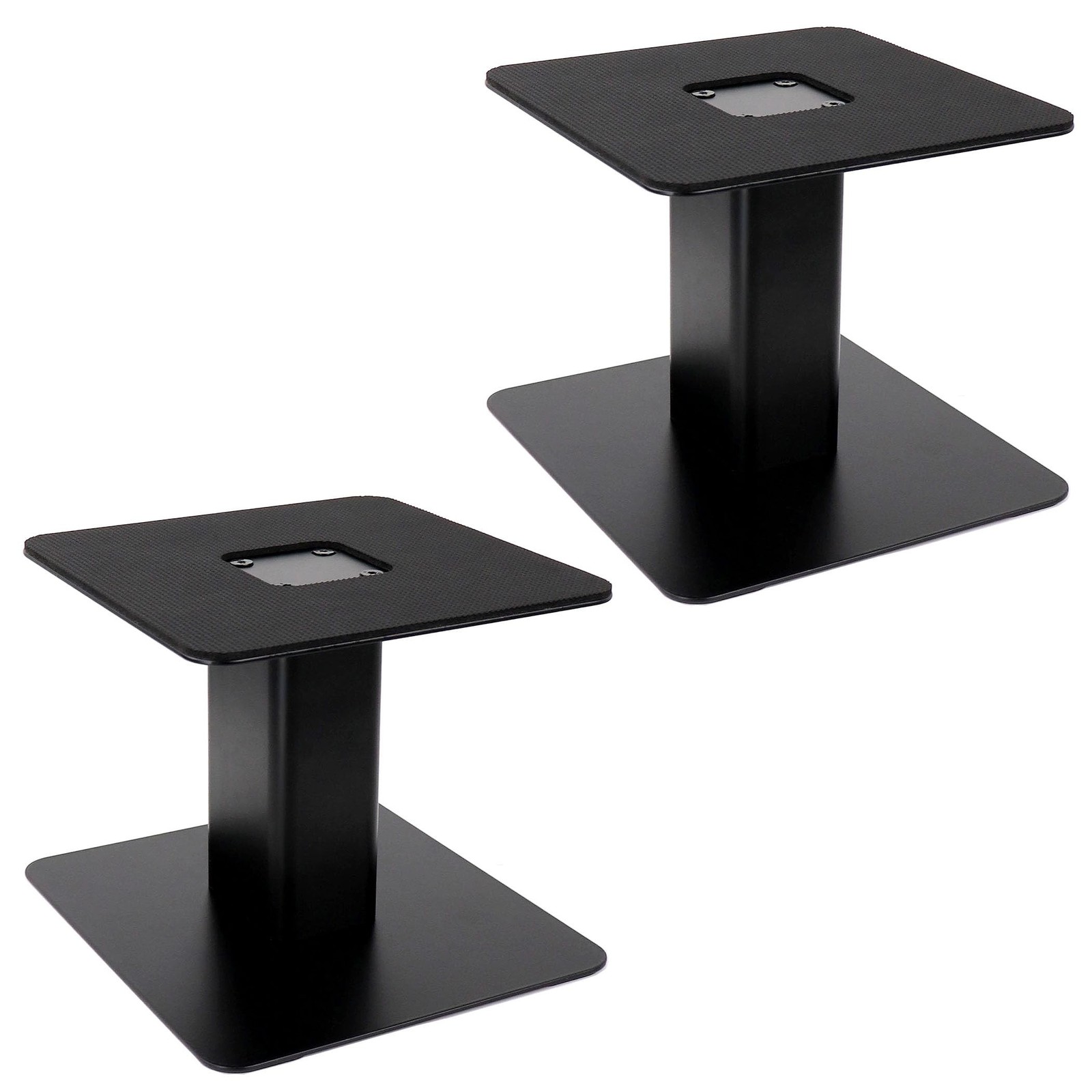 Tlingt Desktop Speaker Stands Pair, 7"x7" Metal Tray, 6" Tall | Heavy-duty Me...