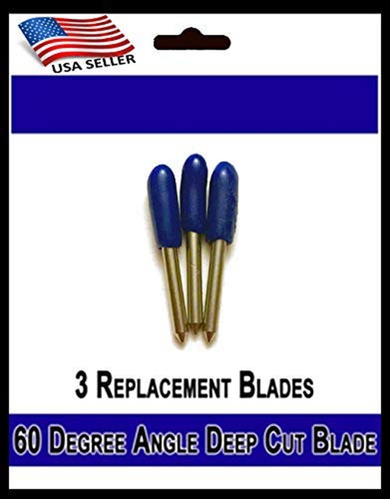 3 Pack American Made Explore Maker Expression Deep Cut Point Blade for Craft ...