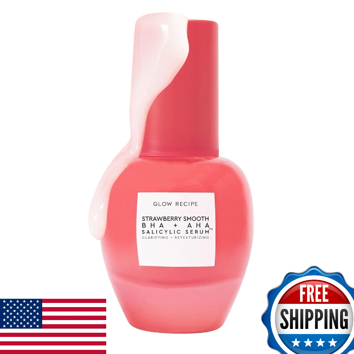 Glow Recipe Strawberry Smooth Salicylic Acid Serum - Blemish Clarifying