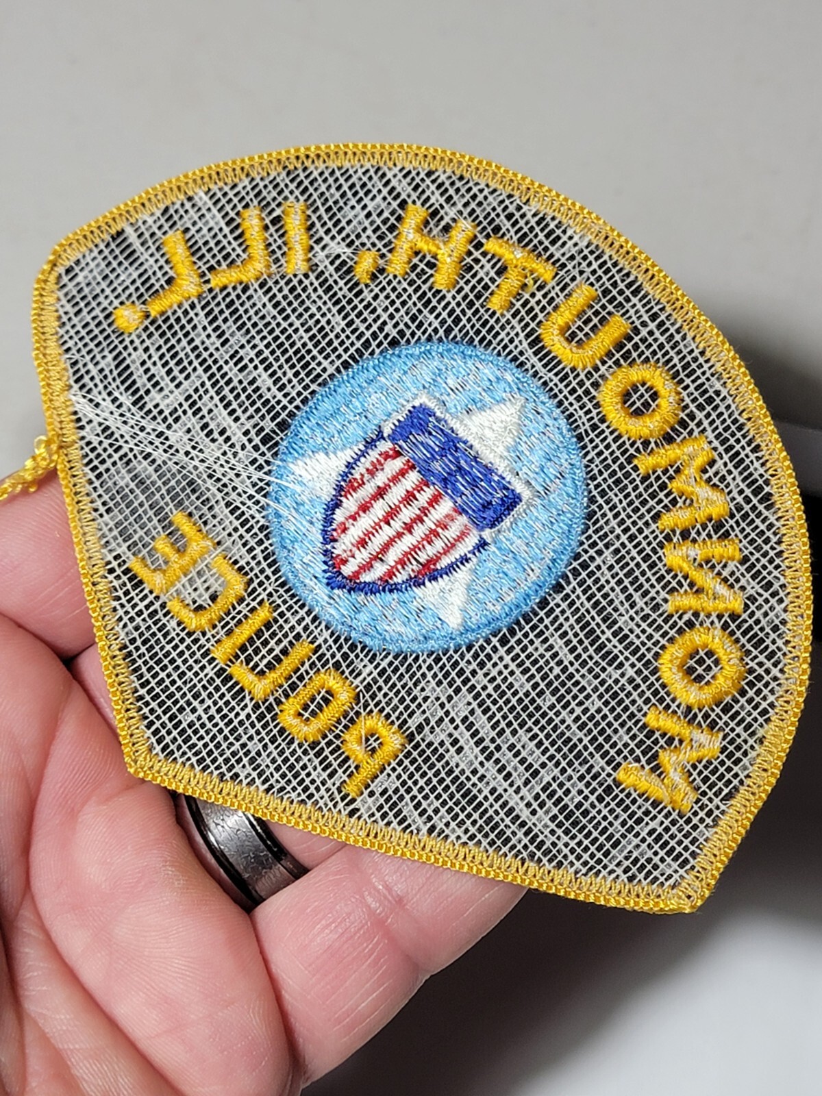 T1 B1 Police patch Illinois Monmouth