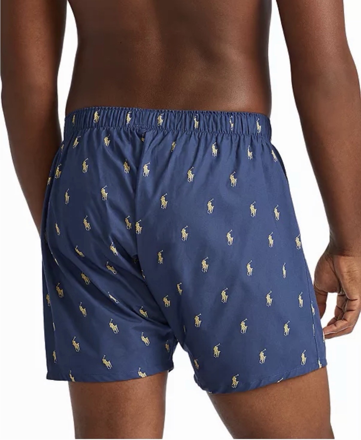 Men’s Polo Ralph Lauren Classic Fit Woven Boxers 3 Pack 100% Cotton Size Large