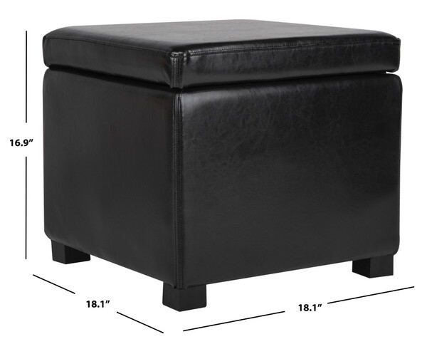 Safavieh JONATHAN OTTOMAN, Reduced Price 2172764086 HUD4007B
