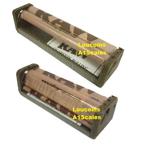 TWO RAW ROLLERS 79MM + 110MM ROLLING MACHINES - HEMP PLASTIC 1 1/4 AND KING SIZE