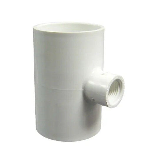 New 2"x2"x0.5" NPT Thread Generic Pipe Tee for Hayward® Salt System Flow Switch