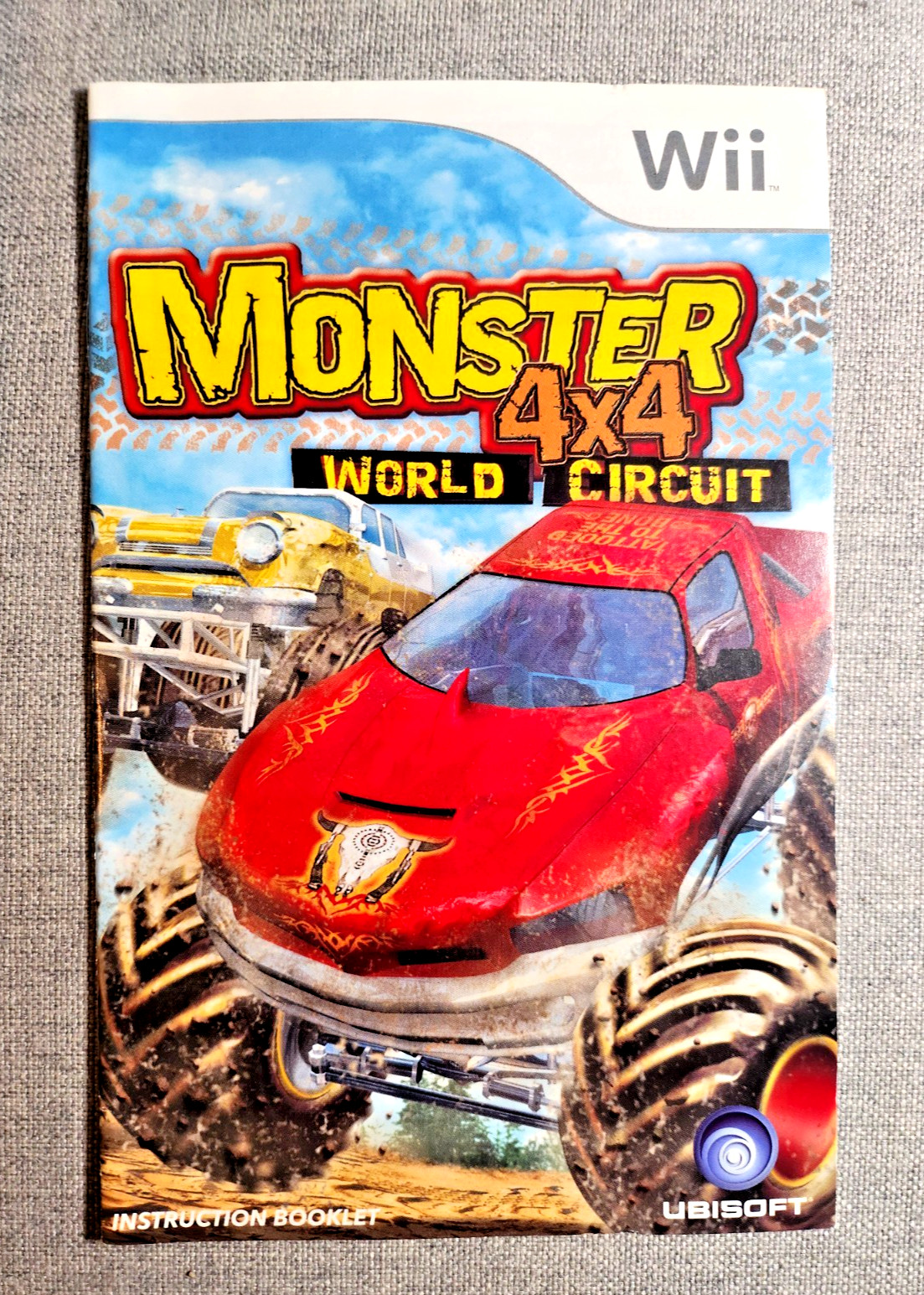 Monster 4x4 World Circuit Instruction Manual Only - Nintendo Wii