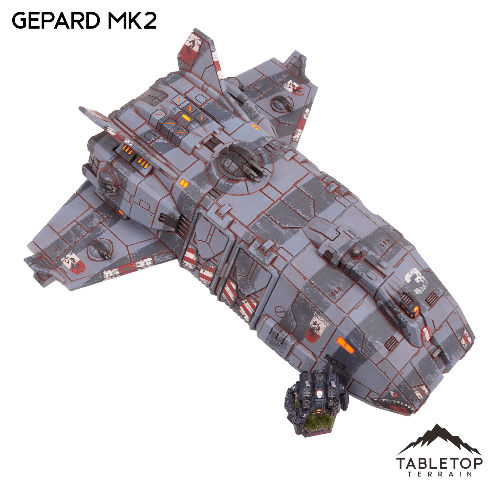 Gepard Dropship Mk2 - Small Scale Mech Wargames 6mm 8mm