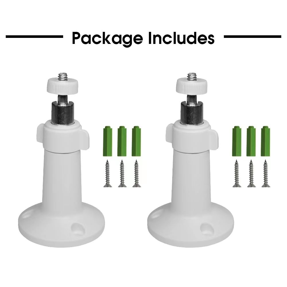 2 Pack Wall Mount Compatible with Ring Stick Up Cam Wired/Battery and Ring In...