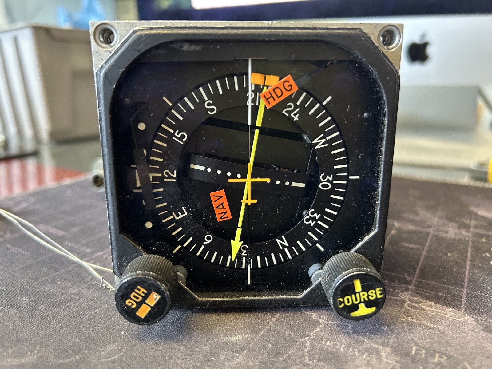 COLLINS 331A-3F COURSE INDICATOR P/N 522-3082-001