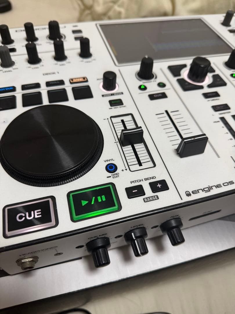 Denon DJ PRIME GO White Custom 2-Deck Portable DJ Console Engine OS Touchscreen
