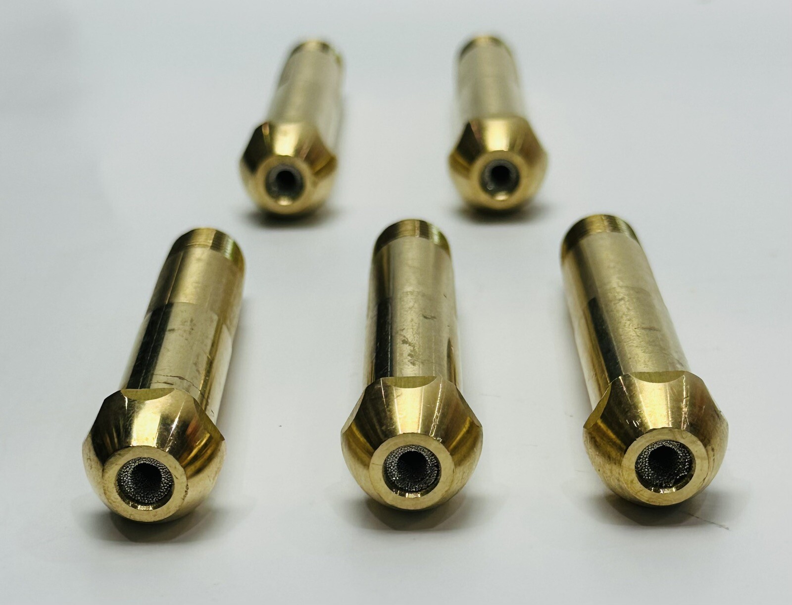 5 Pcs RADNOR 3 1/4'' NPT X 3'' CGA-510 Brass Regulator Nipple Model 15-3