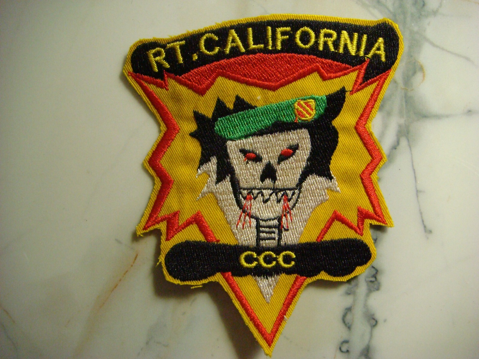 US 5th SF Grp MACV SOG RT CALIFORNIA CCC, VIETNAM WAR PATCH