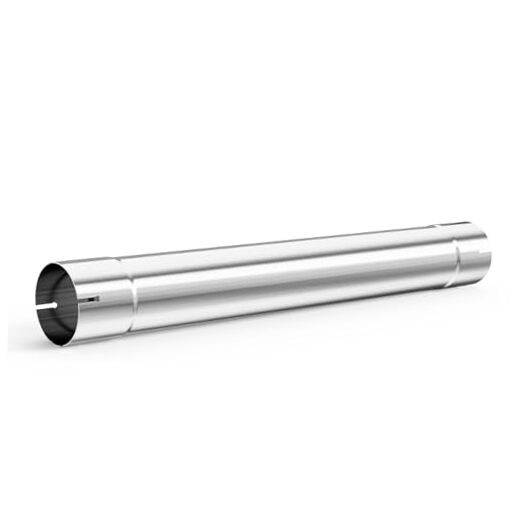 Exhaust Pipe, 4'' Stainless Steel Straight Exhaust Pipe, 30" Length 4'' 4 Inch