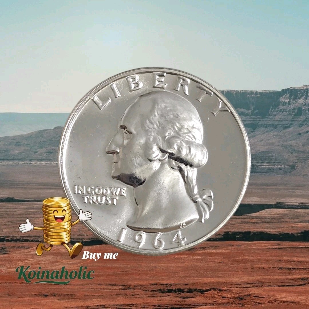 1964 SILVER Proof Washington Quarter Gem BU, From Storage, Needs A New Home 🔥
