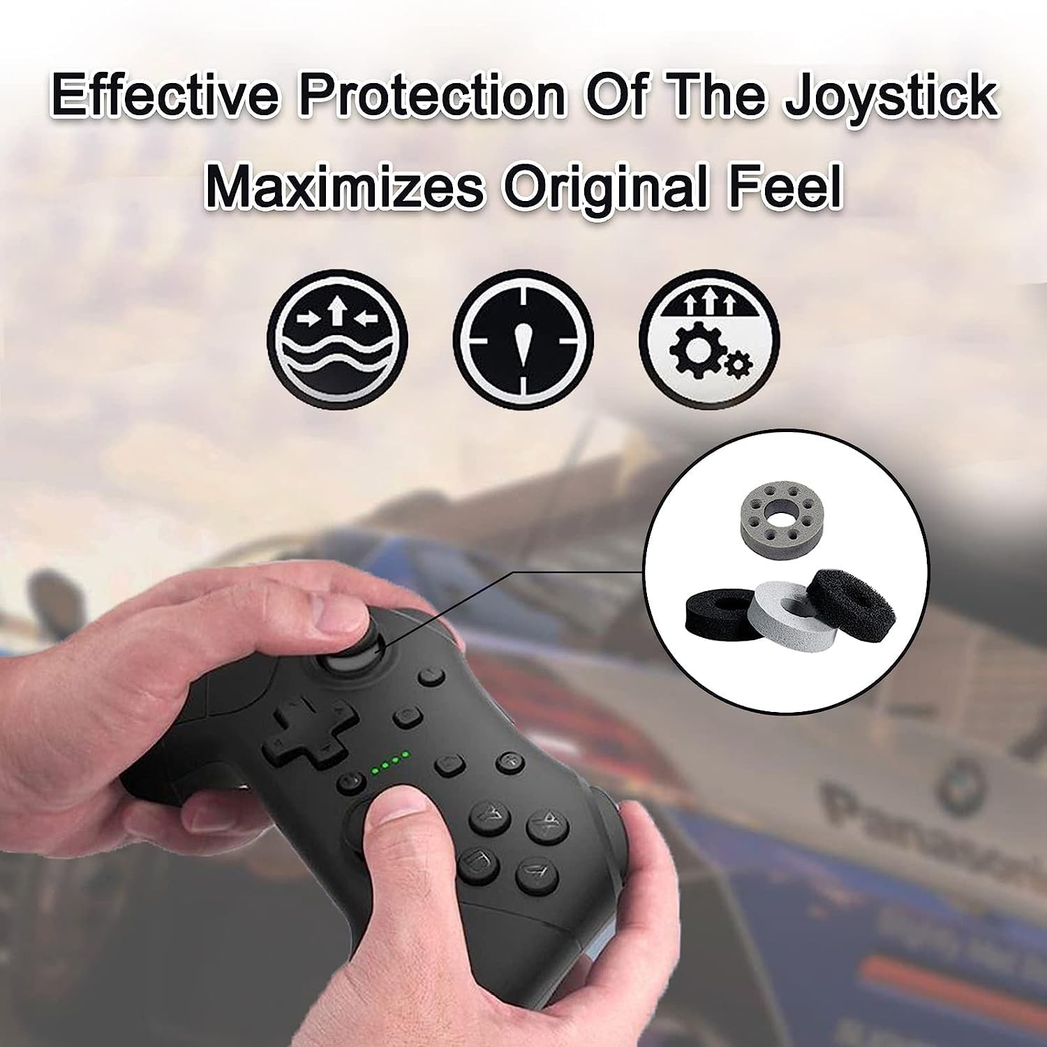 Precision Rings, Aim Assist Motion Controller 24PCS Target Gray
