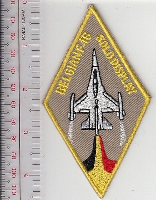 Aerobatic Belgium Air Force BAF F-16 Lockheed Martin Fighting Falcon NO TARIFF