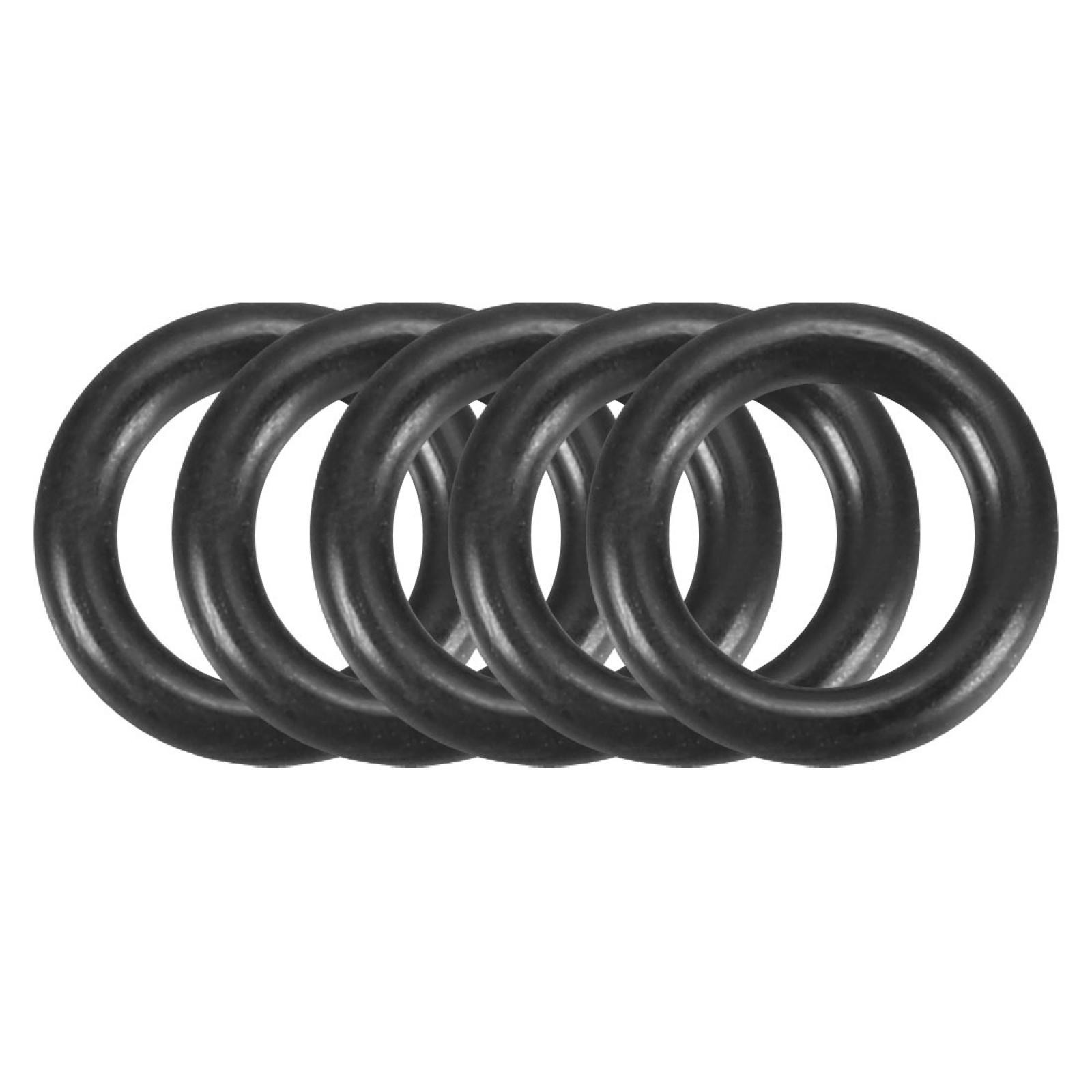 100Pcs Black 6.5mm x 1.2mm Nitrile Rubber O Ring NBR Oil Sealing Grommets