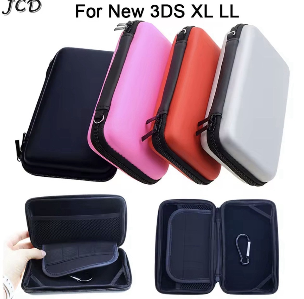 New 3DS XL LL 3DSXL 3DSLL Game Console EVA Skin Carry Hard Case Protective Cover