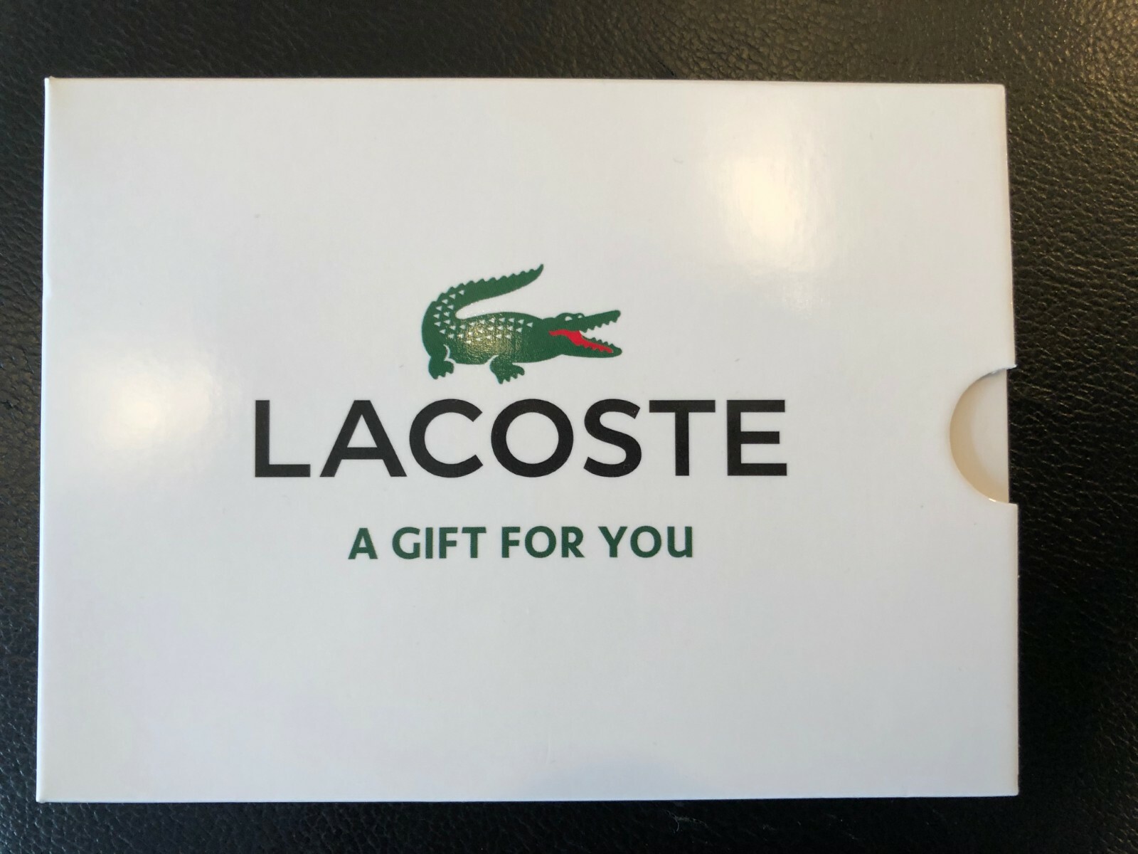 NZ$200 Lacoste Gift Card for use in New Zealand (and I was told in Australia as